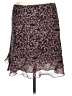AGB 100% Polyester Paisley Purple Casual Skirt Size L (petite) - photo 2