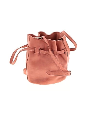 Madewell The Florence Drawstring Crossbody Bag in Leather (view 1)