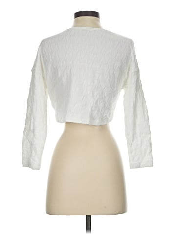 Zara W&B Collection 3/4 Sleeve T-Shirt (view 2)