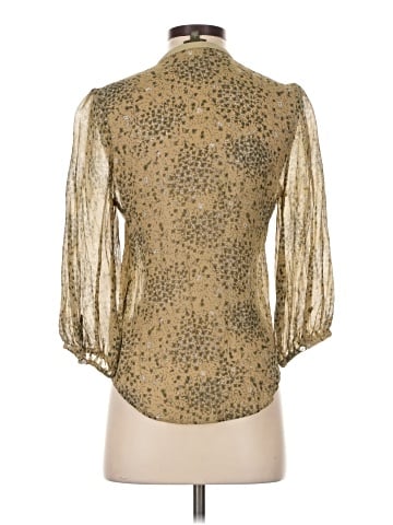 Fei 3/4 Sleeve Silk Top (view 2)
