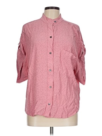 Equipment 3/4 Sleeve Button-Down Shirt (view 1)