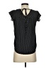 Ann Taylor LOFT Polka Dots Black Short Sleeve Blouse Size XXS (petite) - photo 2