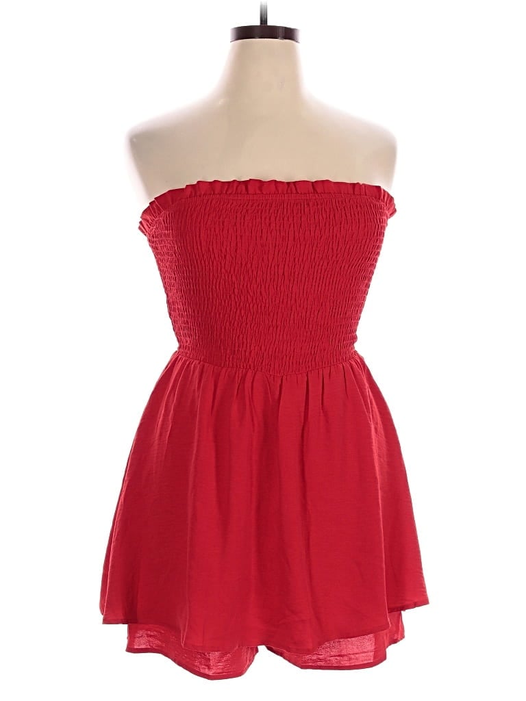 Pre-owned Timing Romper In Red