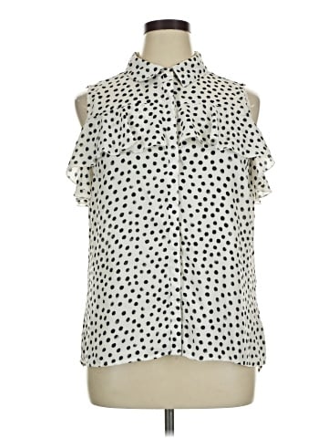 Roz & Ali Sleeveless Blouse (view 1)