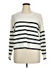 Sugarlips 100% Acrylic Stripes White Pullover Sweater Size XL (petite) - photo 1