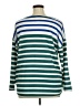 Ruby Rd. Stripes Green Pullover Sweater Size XL Petite - photo 2