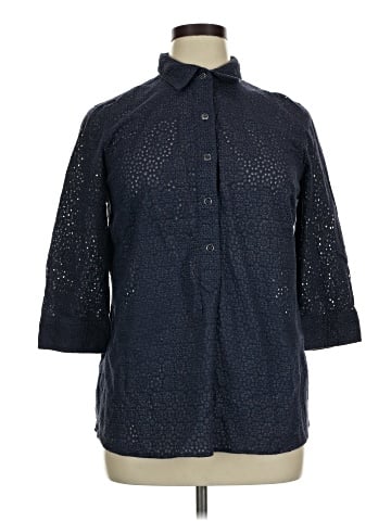 Coldwater Creek 3/4 Sleeve Button-Down Shirt (view 1)