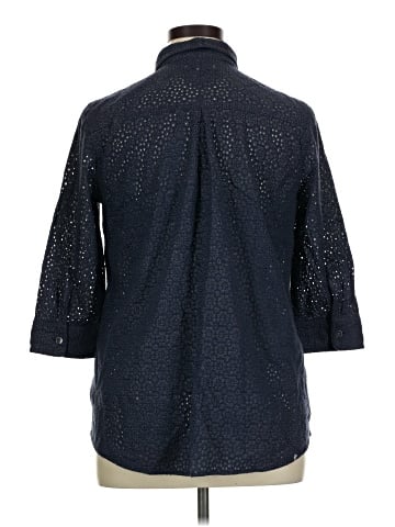 Coldwater Creek 3/4 Sleeve Button-Down Shirt (view 2)