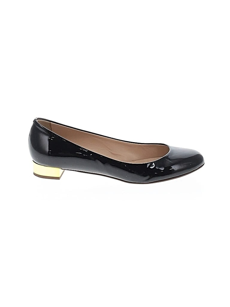 Pre-owned Jcrew Flats In Black