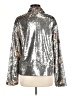 Barbie Metallic Silver Jacket Size M - photo 2