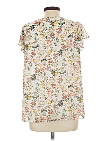 Allegra K Short Sleeve Blouse (view 2)