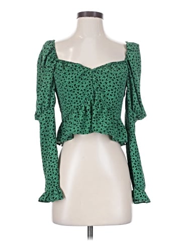 Topshop 3/4 Sleeve Blouse (view 1)
