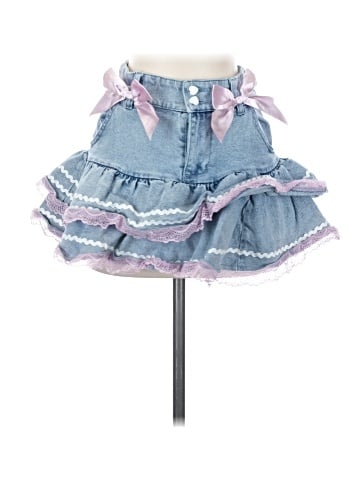Hot Topic Denim Skirt (view 1)
