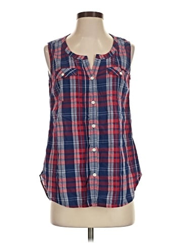 Eddie Bauer Sleeveless Button-Down Shirt (view 1)