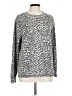 Loveappella Animal Print Silver Pullover Sweater Size L - photo 1