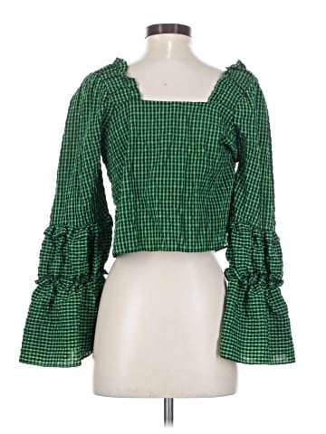 Topshop 3/4 Sleeve Blouse (view 2)