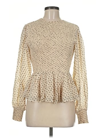 Ganni Long Sleeve Blouse (view 1)