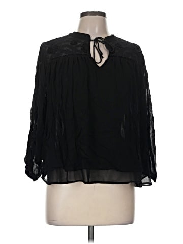Zara Basic Long Sleeve Blouse (view 1)