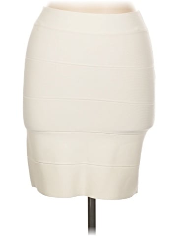 BCBGMAXAZRIA Faux Leather Skirt (view 1)