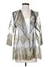 Caroline Rose 100% Polyester Silver Kimono Size S (petite) - photo 1