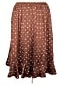 Torrid Polka Dots Brown Casual Skirt Size 5X Plus (5) - photo 2