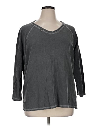 Hot Cotton 3/4 Sleeve T-Shirt (view 1)