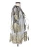 Caroline Rose 100% Polyester Silver Kimono Size S (petite) - photo 4