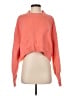 Free People Solid Orange Pullover Sweater Size S - photo 1