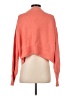 Free People Solid Orange Pullover Sweater Size S - photo 2