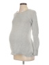 Gap - Maternity 100% Cotton Silver Pullover Sweater Size S - photo 1