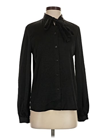 DKNY Long Sleeve Blouse (view 1)