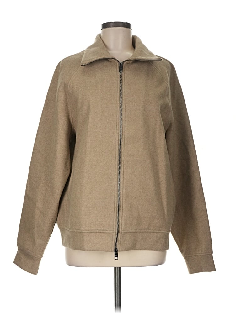 Pre-owned Mng Jacket In Tan