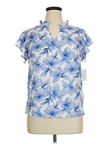 Morgan Taylor Short Sleeve Blouse (view 1)