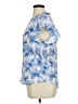 Morgan Taylor 100% Polyester Blue Short Sleeve Blouse Size XL - photo 5