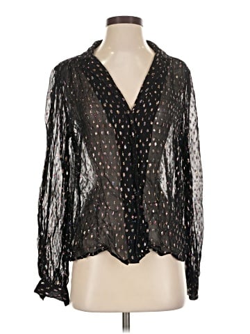 Topshop Long Sleeve Blouse (view 1)