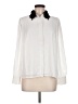 CeCe 100% Polyester Ivory Long Sleeve Blouse Size M - photo 1