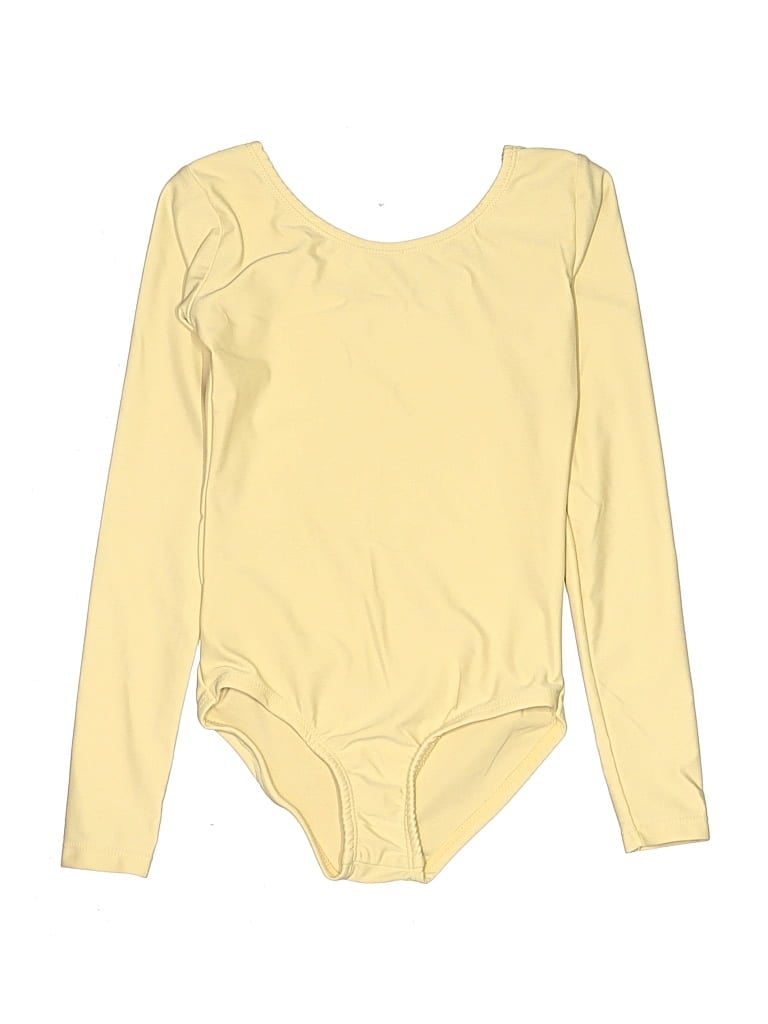 Pre-owned Leveret Kids' Long Sleeve Onesie In Yellow