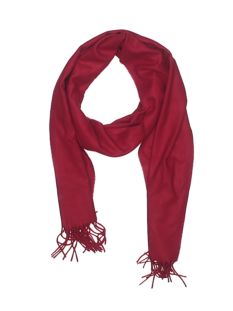 Lord & Taylor 100% Acrylic Solid Red Scarf One Size - 72% off | thredUP