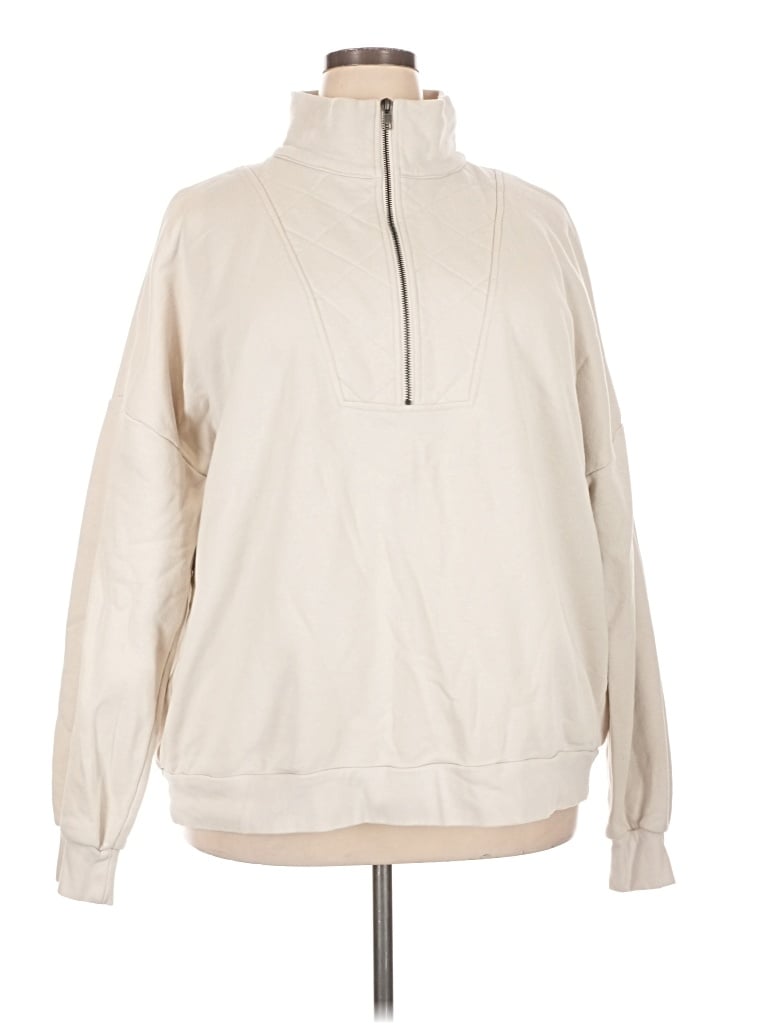 Pre-owned Nine Britton Pullover Sweater In Ivory