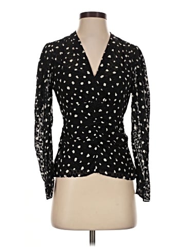 Rebecca Taylor Long Sleeve Silk Top (view 1)