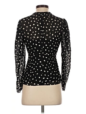 Rebecca Taylor Long Sleeve Silk Top (view 2)