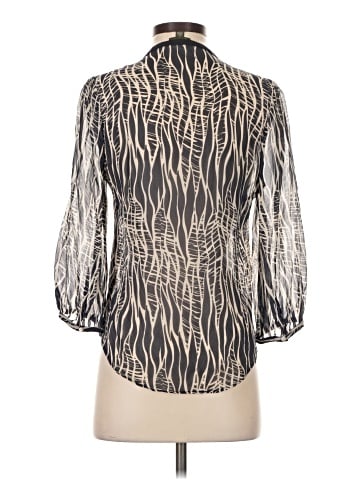 Fei 3/4 Sleeve Silk Top (view 2)