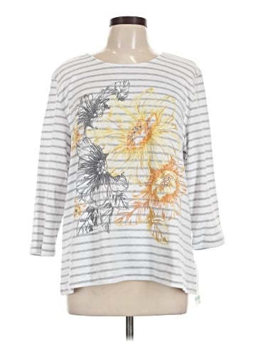Alfred Dunner 3/4 Sleeve Top (view 1)