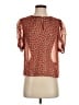 J.Crew Brown Short Sleeve Blouse Size S (petite) - photo 1