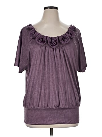 AB Studio Short Sleeve Blouse (view 1)