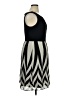 Connected Apparel 100% Polyester Chevron-herringbone Black Casual Dress Size 16 - photo 4