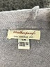 Weatherproof 100% Polyester Metallic Silver Pullover Sweater Size L - photo 7