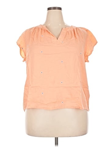 St. John's Bay Short Sleeve Blouse (view 1)