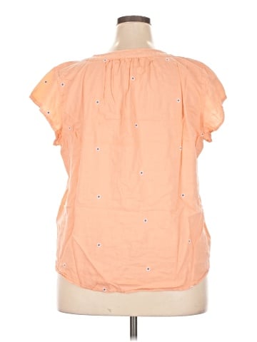 St. John's Bay Short Sleeve Blouse (view 2)
