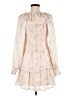 Francesca's 100% Polyester Ivory Cocktail Dress Size M - photo 2